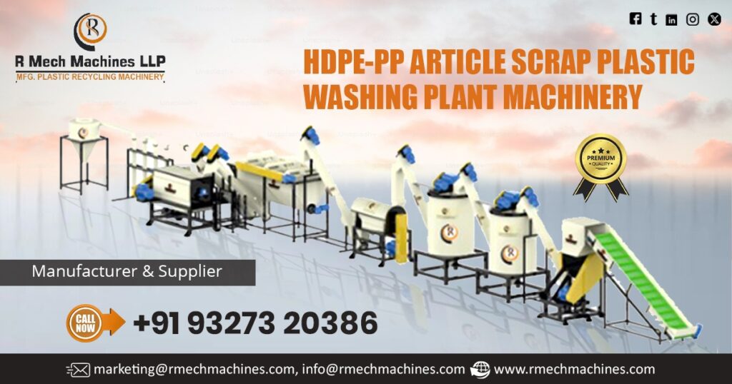 Hdpe Pp And Ppcp Article Scrap Washing Plant In Iraq R Mech Machines Llp