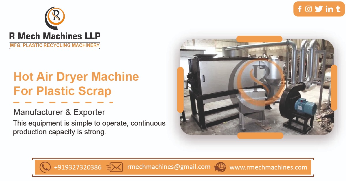 Hot Air Dryer Machine For Plastic Scrap Manufacturers In Tirunelveli