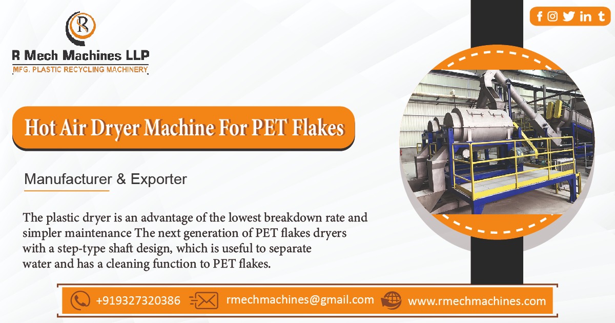 Hot Air Dryer Machine For PET Flakes Suppliers In Zambia