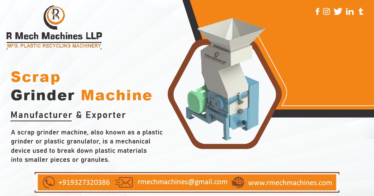 Manufacturer & Exporter of Scrap Grinder Machine