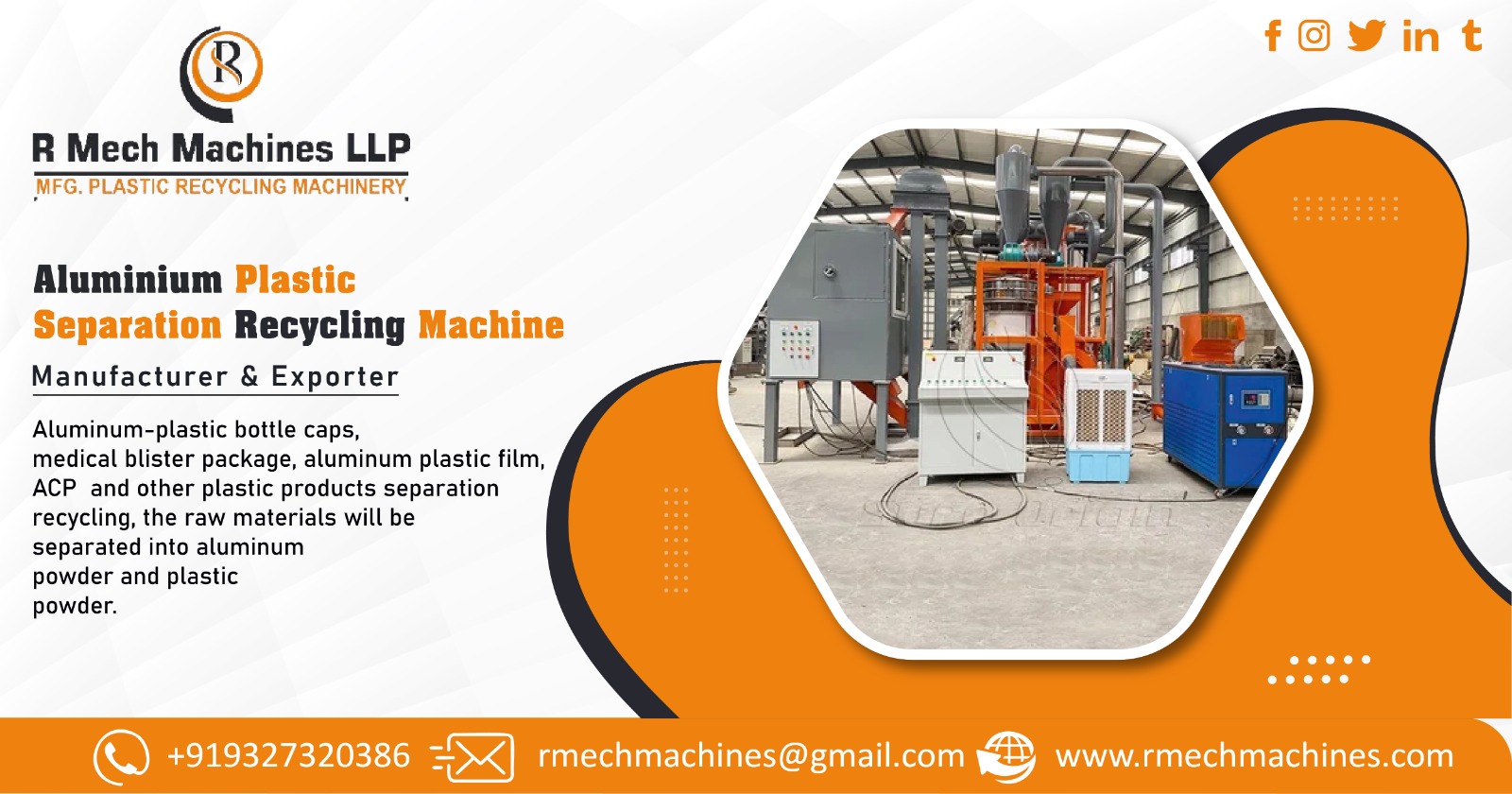 Exporter of Aluminium Plastic Separation Recycling Machine