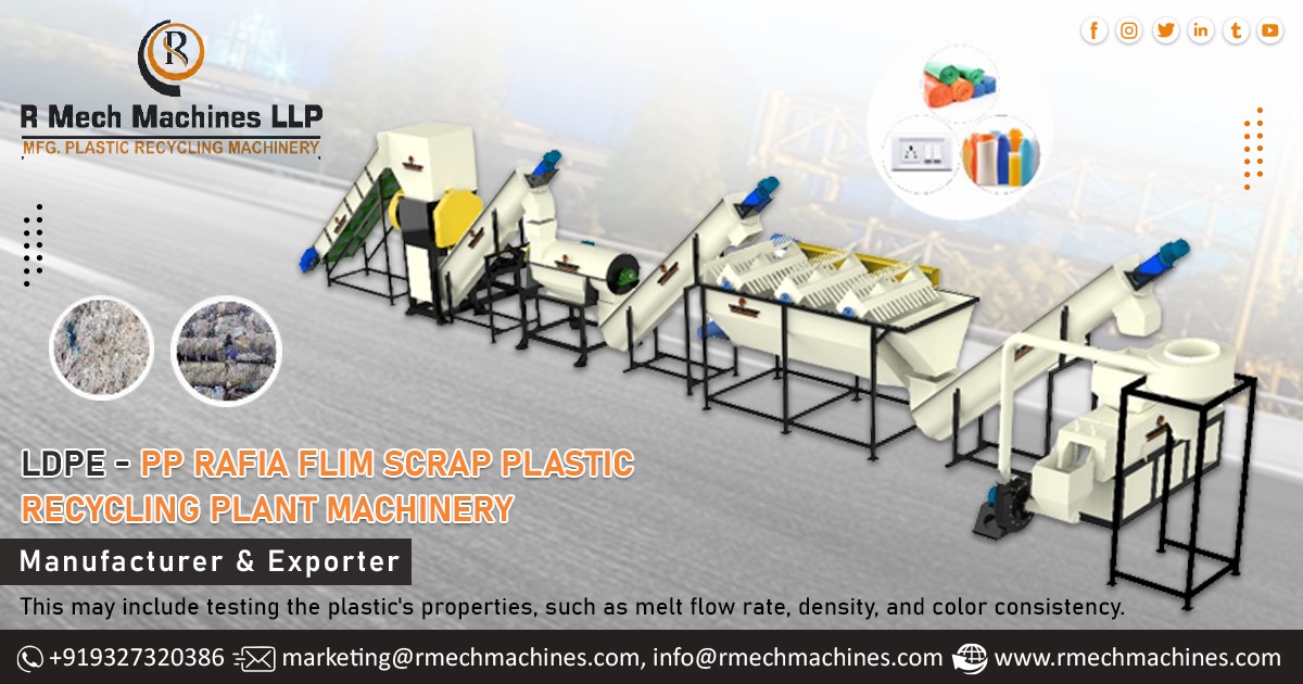 PP Rafia Film Scrap Plastic Recycling Plant in Oman