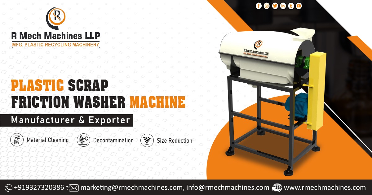 Exporter of Plastic Scrap Friction Washer Machine in Tunisia
