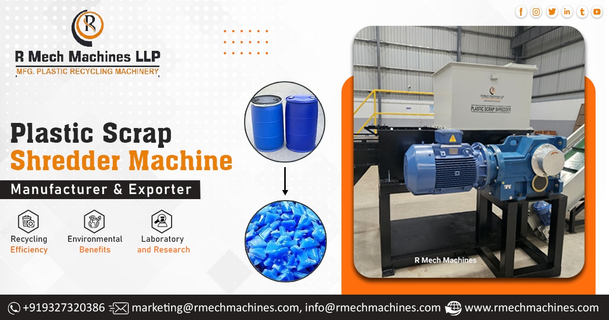 Exporter of Plastic Scrap Shredder Machine in South Africa