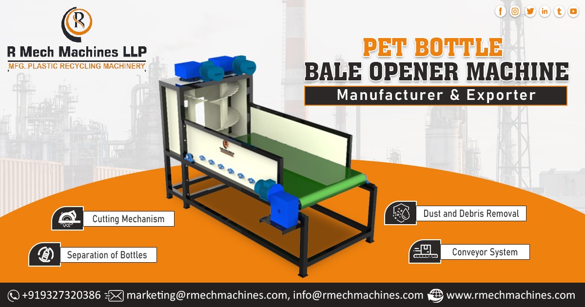 Exporter of Pet Bottle Bale Opener Machine in Zambia