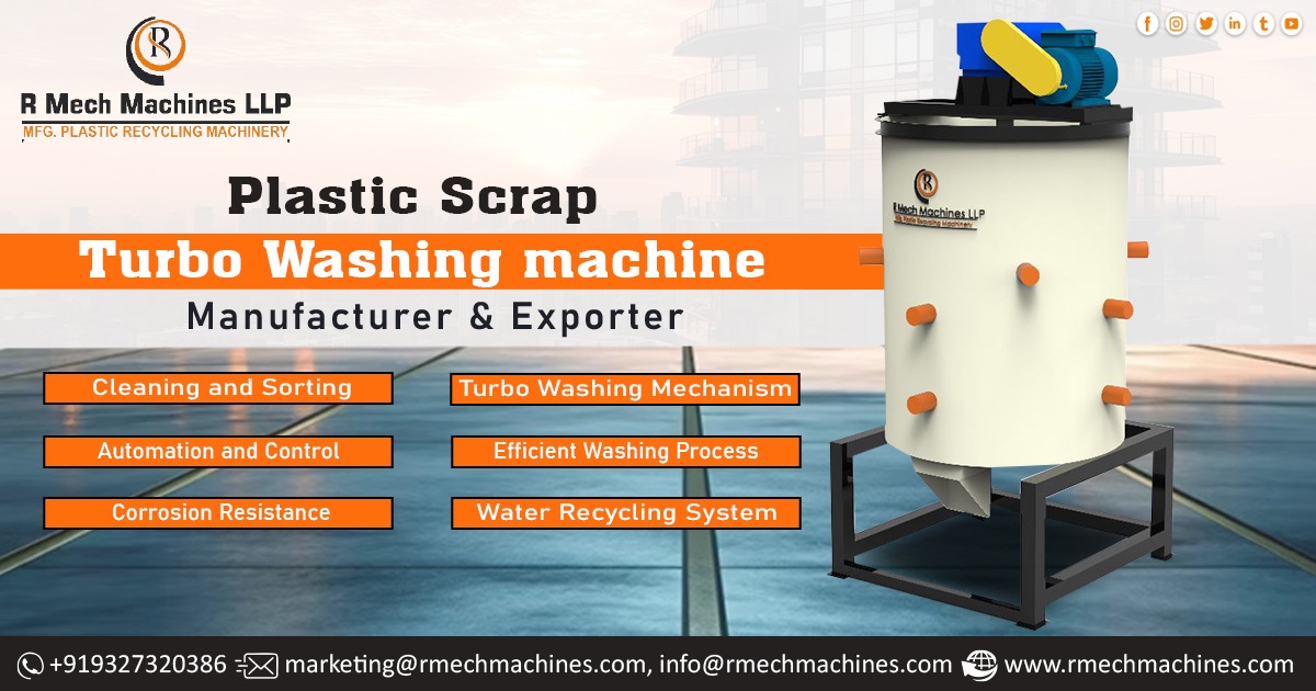 Supplier of Plastic Scrap Turbo Washing Machine in Liberia