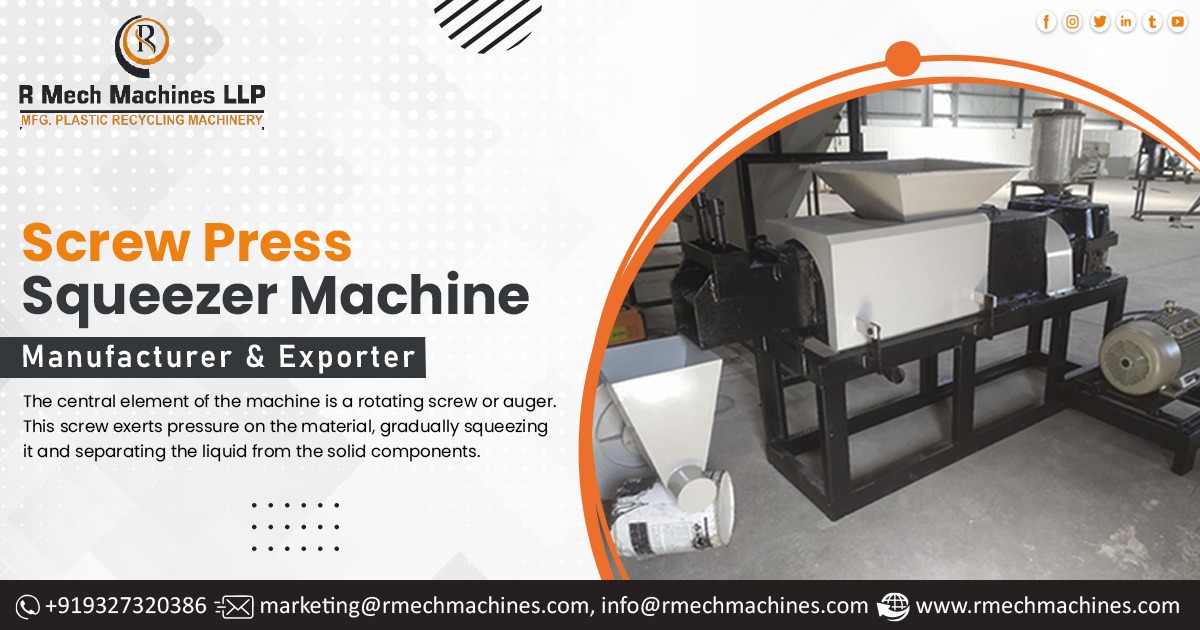 Exporter of Screw Press Squeezer Machine in Uganda