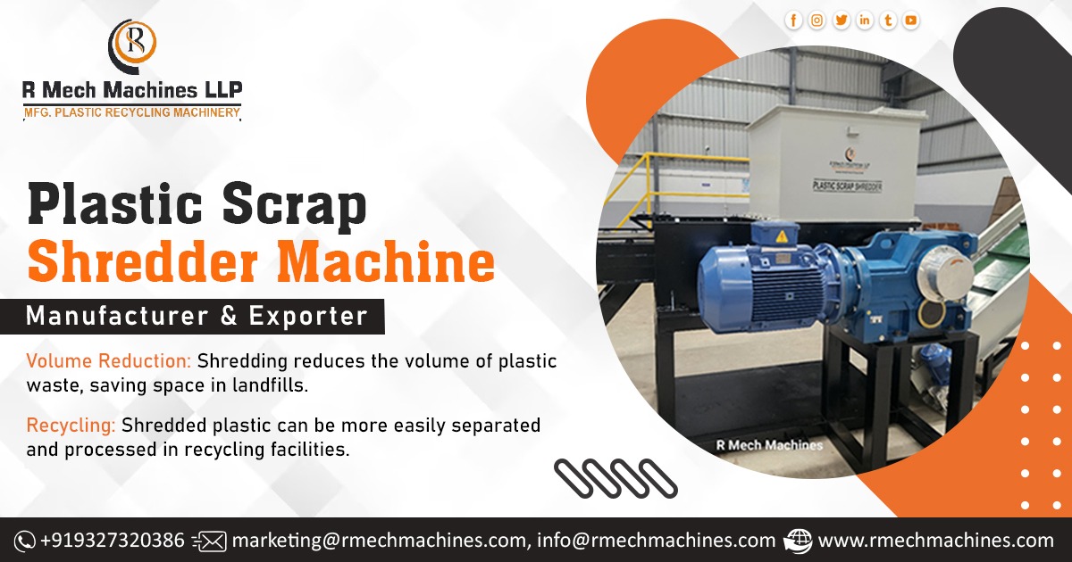 Exporter of Plastic Scrap Shredder Machine in Libya