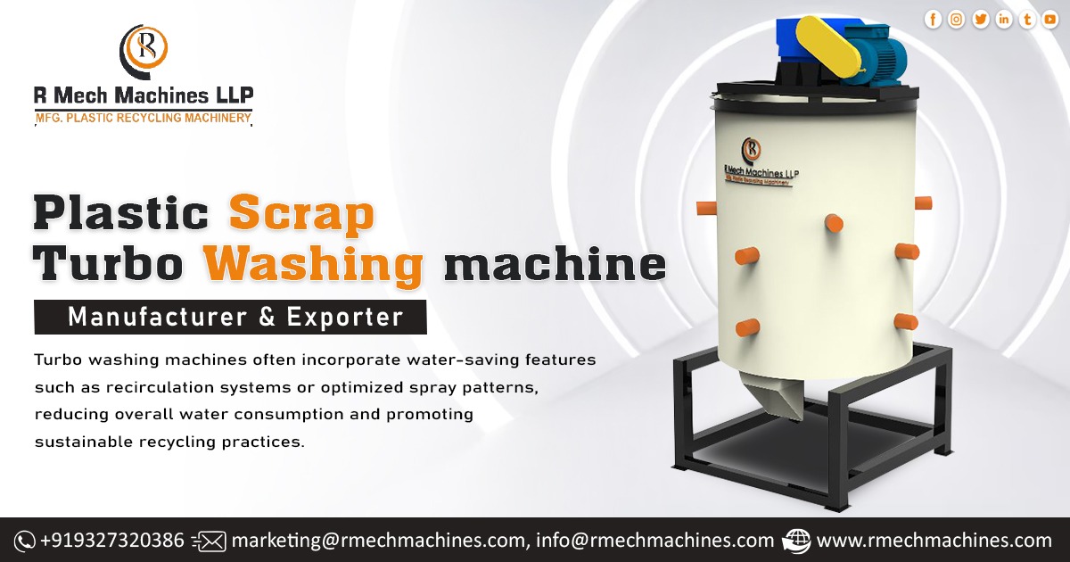 Plastic Scrap Turbo Washing Machine in Kenya