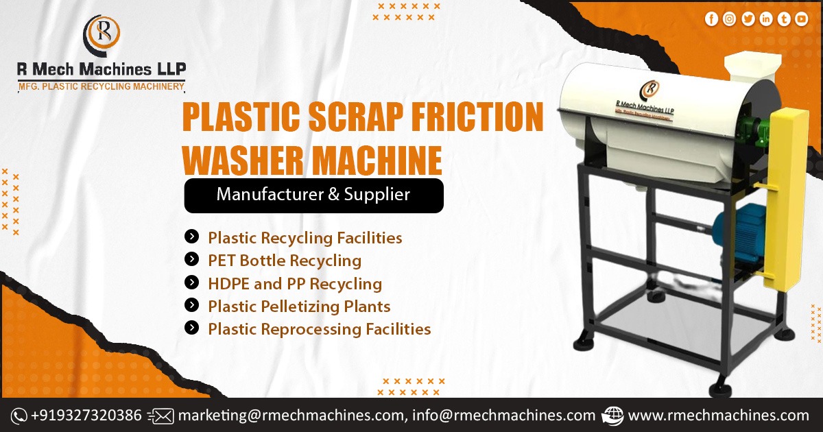 Plastic Scrap Friction Washer Machine in Liberia