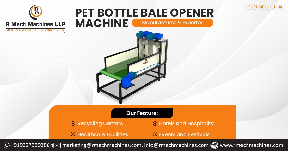Pet Bottle Bale Opener Machine Exporter in Kuwait