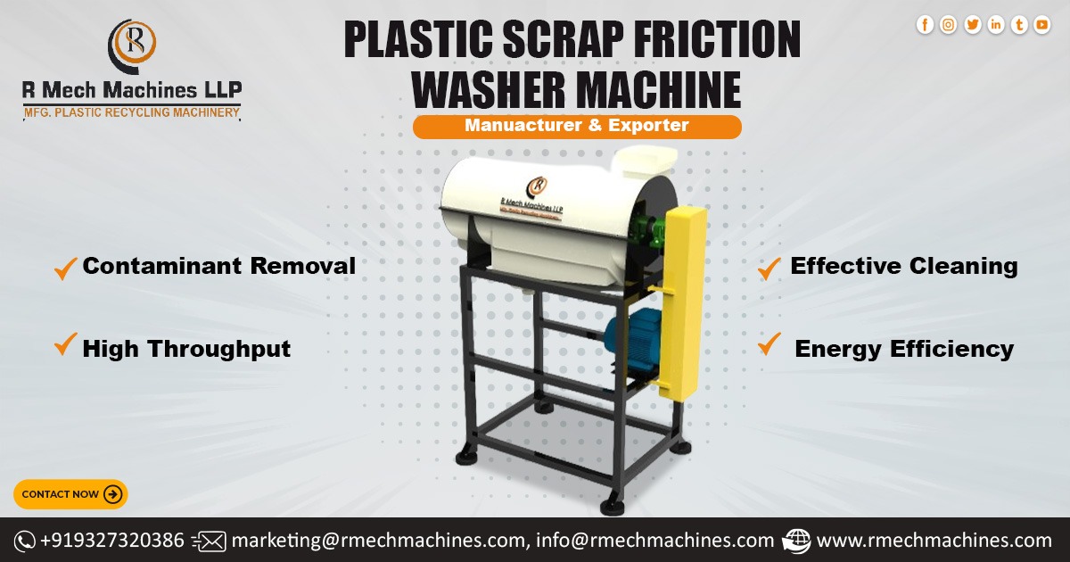 Plastic Scrap Friction Washer Machine Exporter in Oman