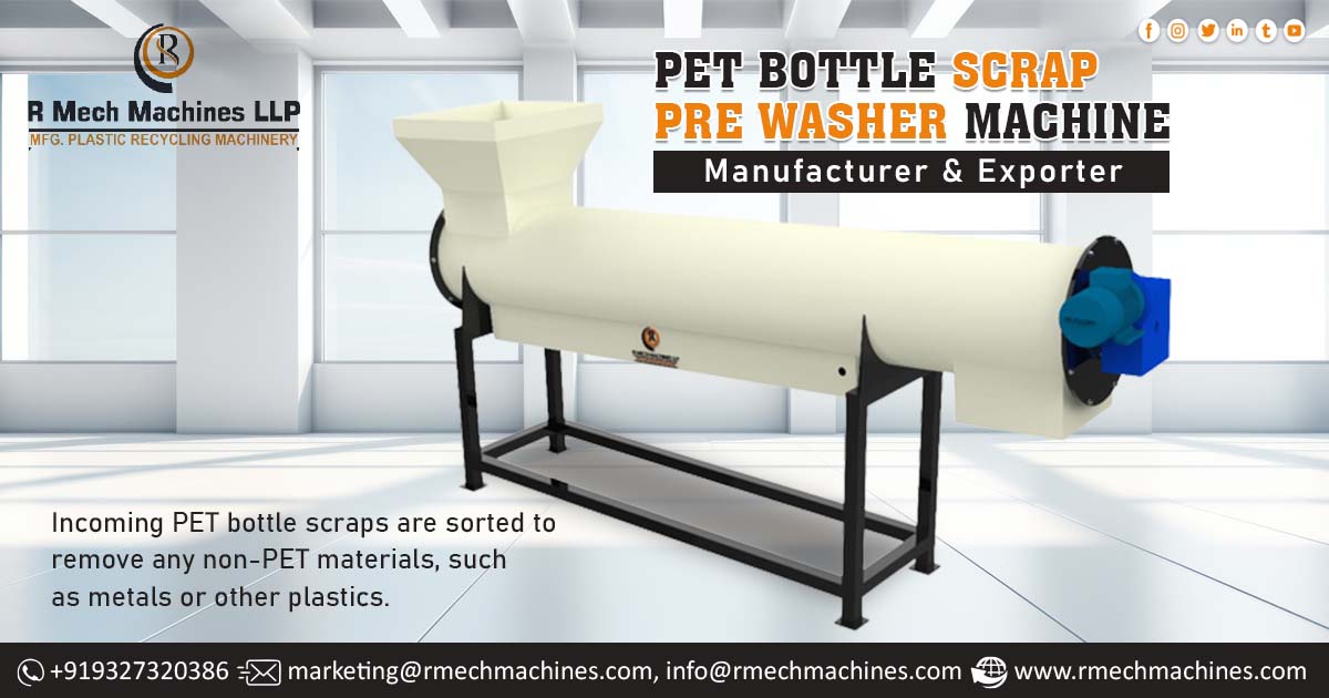 Exporter of Pet Bottle Scrap Pre Washer Machine in Oman