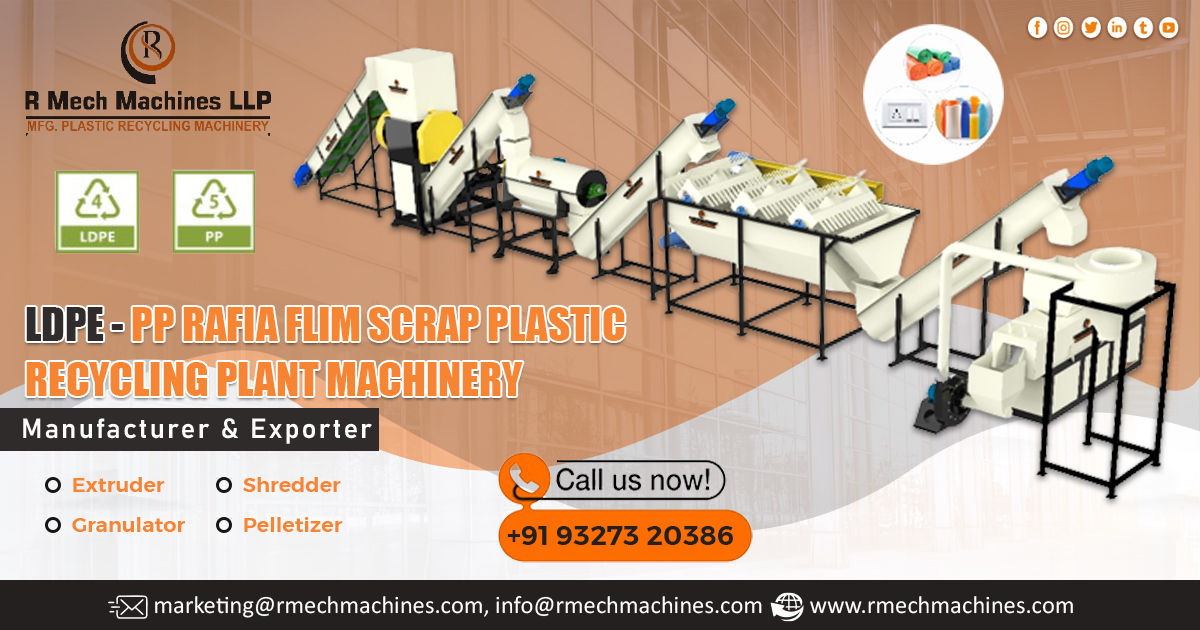 PP Rafia Film Scrap Plastic Recycling Plant in Sudan