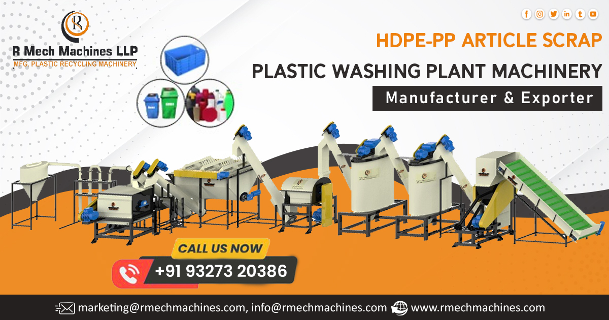 PP Article Scrap Plastic Washing Plant Machinery in Botswana