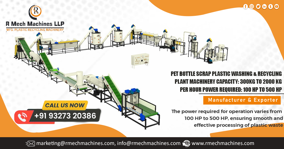 PET Bottle Scrap Plastic Washing and Recycling Plant Machinery in Uganda