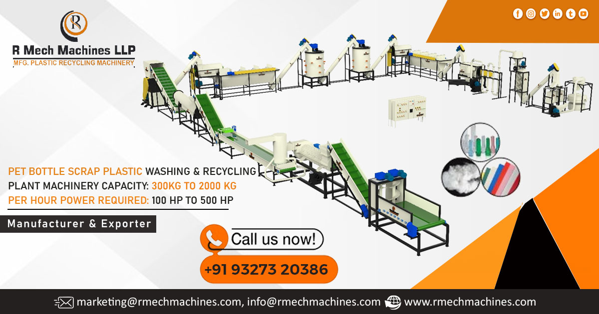 Pet Bottle Scrap Washing and Recycling Plant Machinery