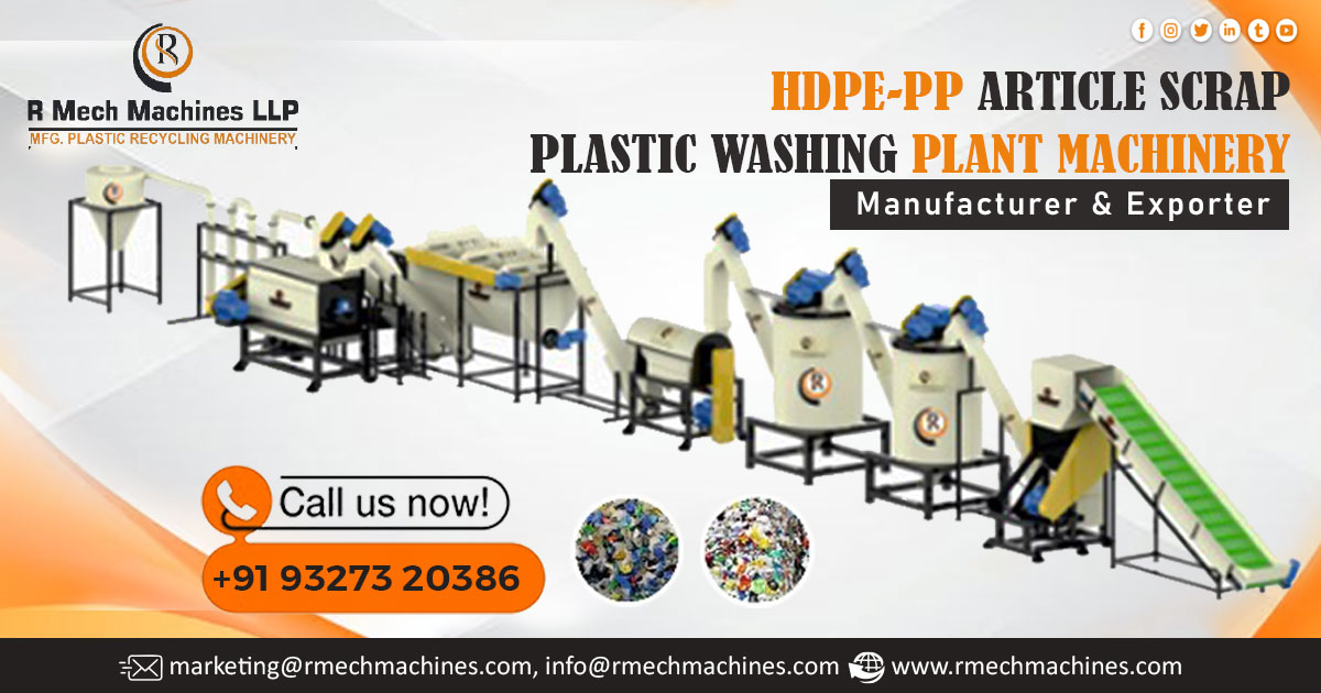 Article Scrap Plastic Washing Plant Machinery