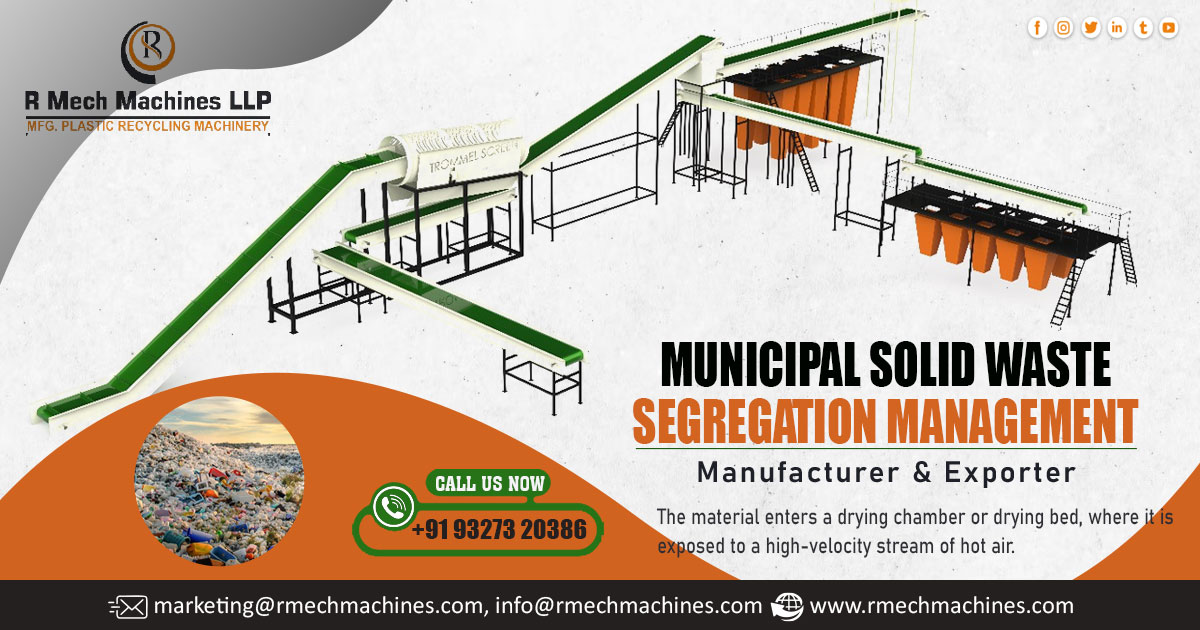 Manufacturer of Municipal Solid Waste Segregation Management Plant