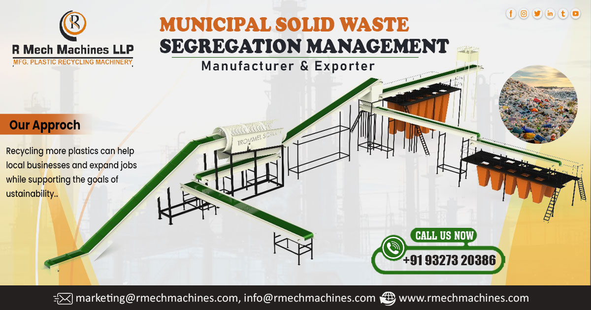 Municipal Solid Waste Segregation Management Machinery Manufacturer