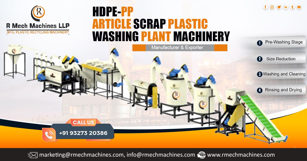 Article Scrap Plastic Washing Plant Manufacturer