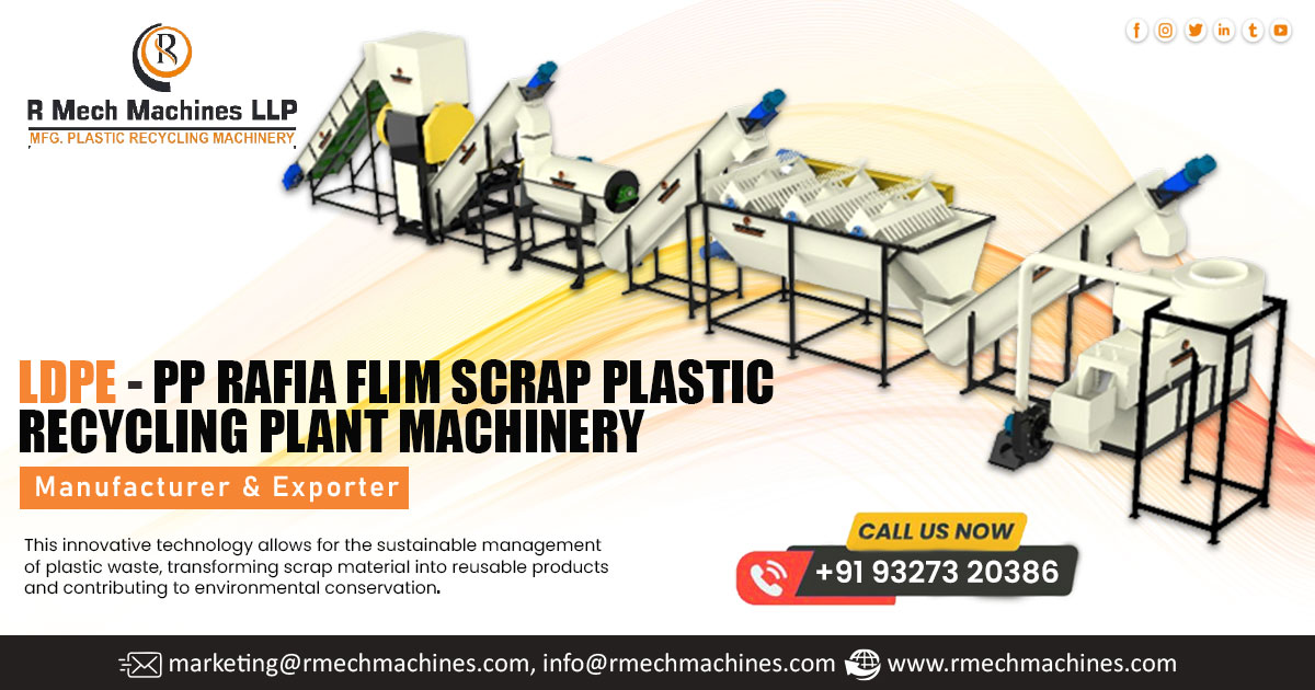 Rafia Film Scrap Plastic Recycling Machinery in Guwahati