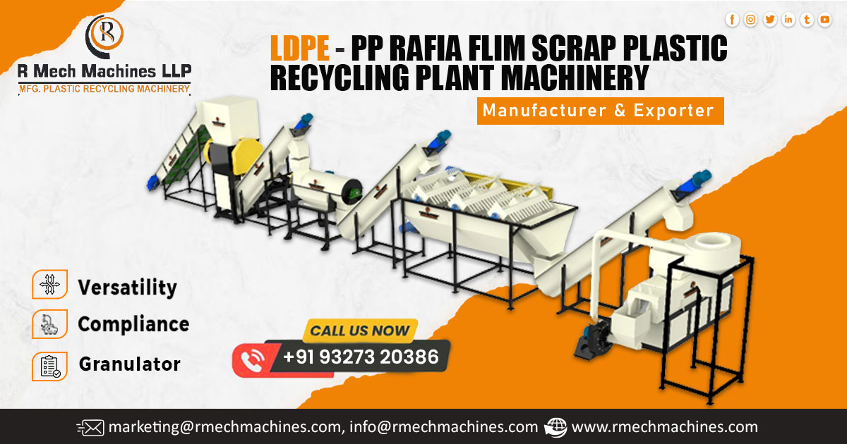 Rafia Film Scrap Plastic Recycling Plant in Tanzania