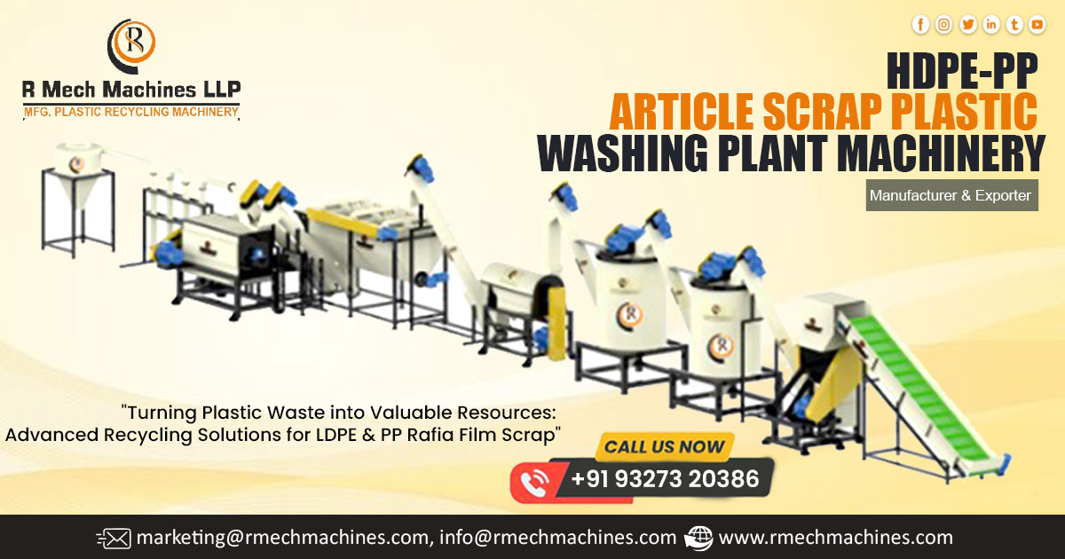 Article Scrap Plastic Washing Machinery in Liberia