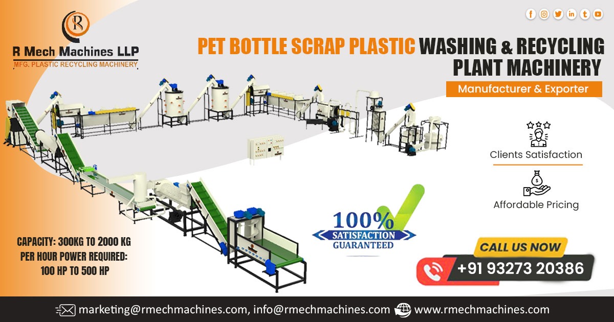 Exporter of PET Bottle Washing and Recycling Machine in Nepal