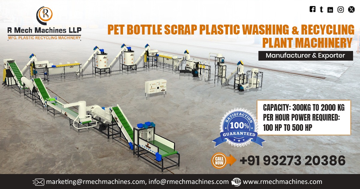 PET Bottle Scrap Plastics Washing and Recycling Plant in Hyderabad