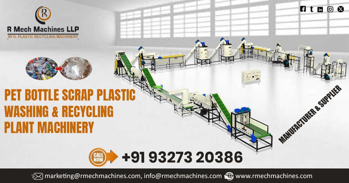 PET Bottle Scrap Plastic Washing and Recycling Machinery