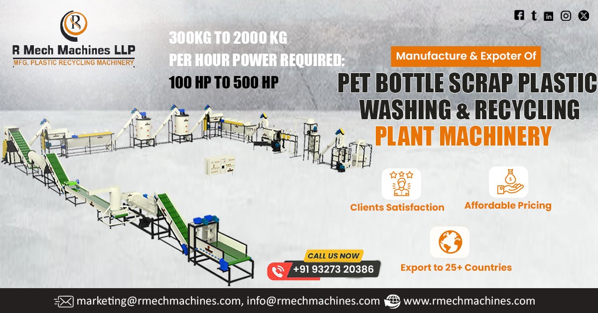 PET Bottle Scrap Washing and Recycling Plant in Kerala