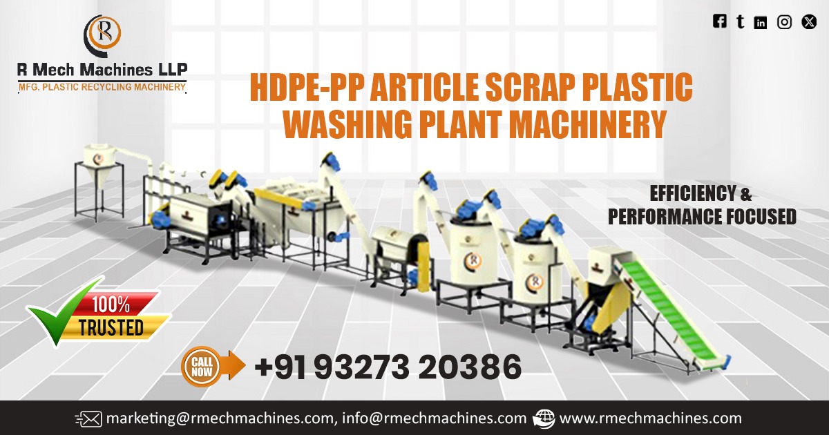 ABS Scrap Plastic Washing and Recycling Machine in Tamil Nadu