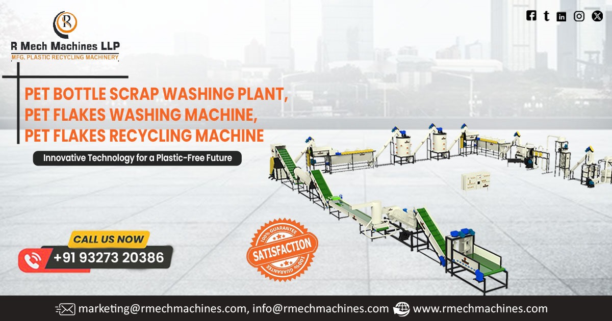 PET Bottle Scrap Washing Plant in Gujarat