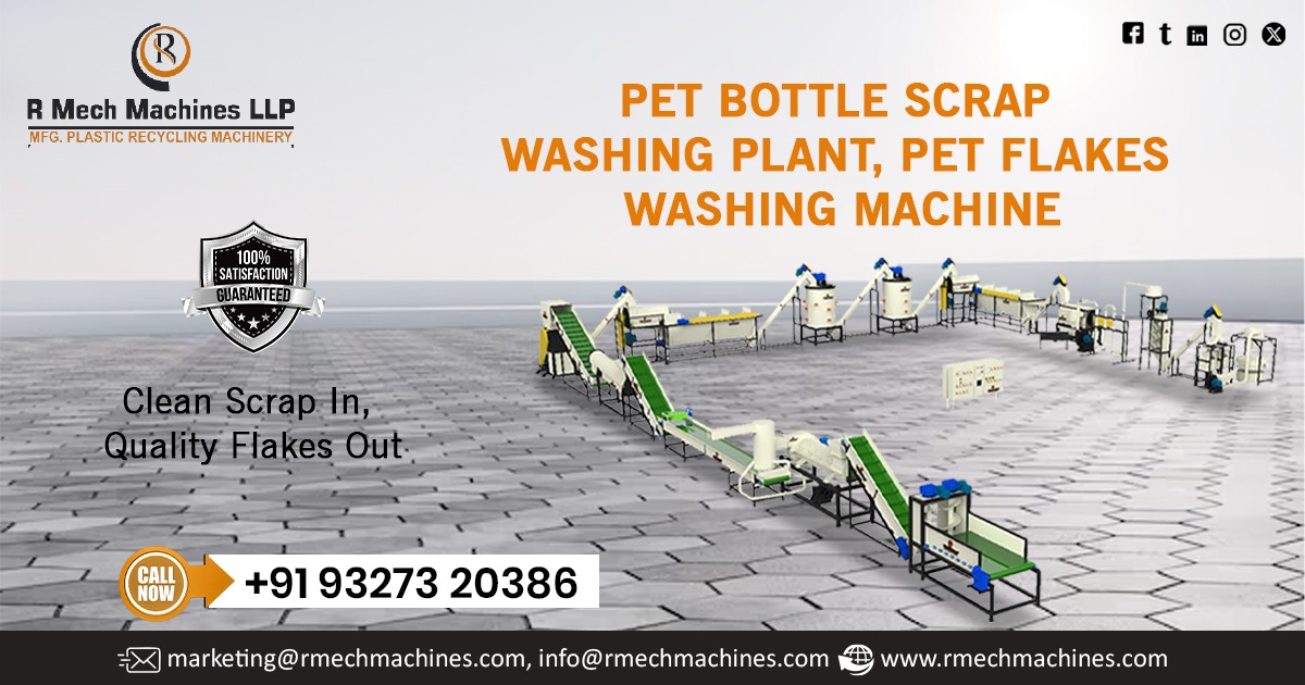 Pet Bottle Scrap Washing Plant in Visakhapatnam