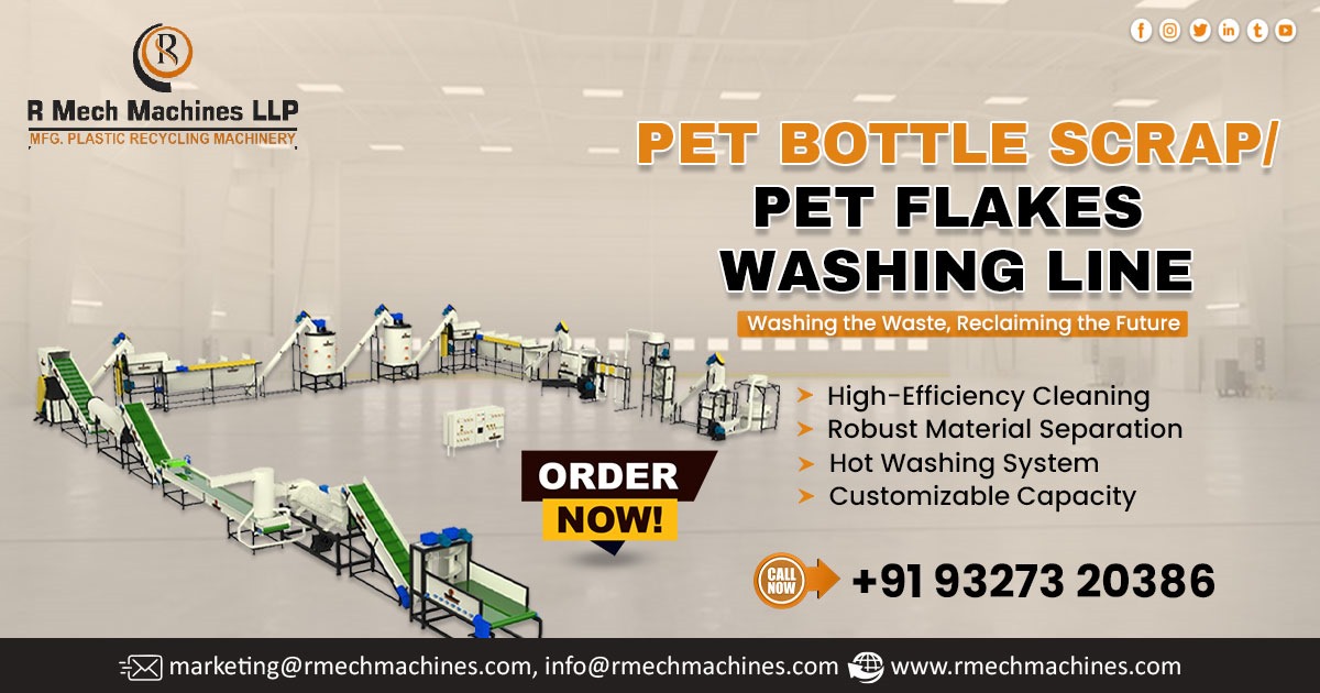 Pet Bottle Scrap | Flakes Washing Line in Punjab