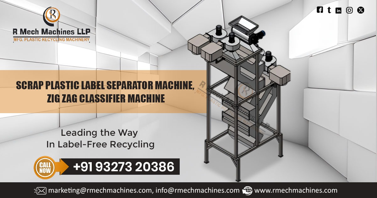 Scrap Plastic Label Separator Machine in Tamil Nadu