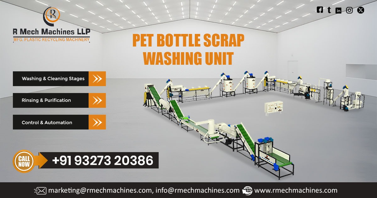 PET Bottle Scrap Washing Unit in Bangladesh