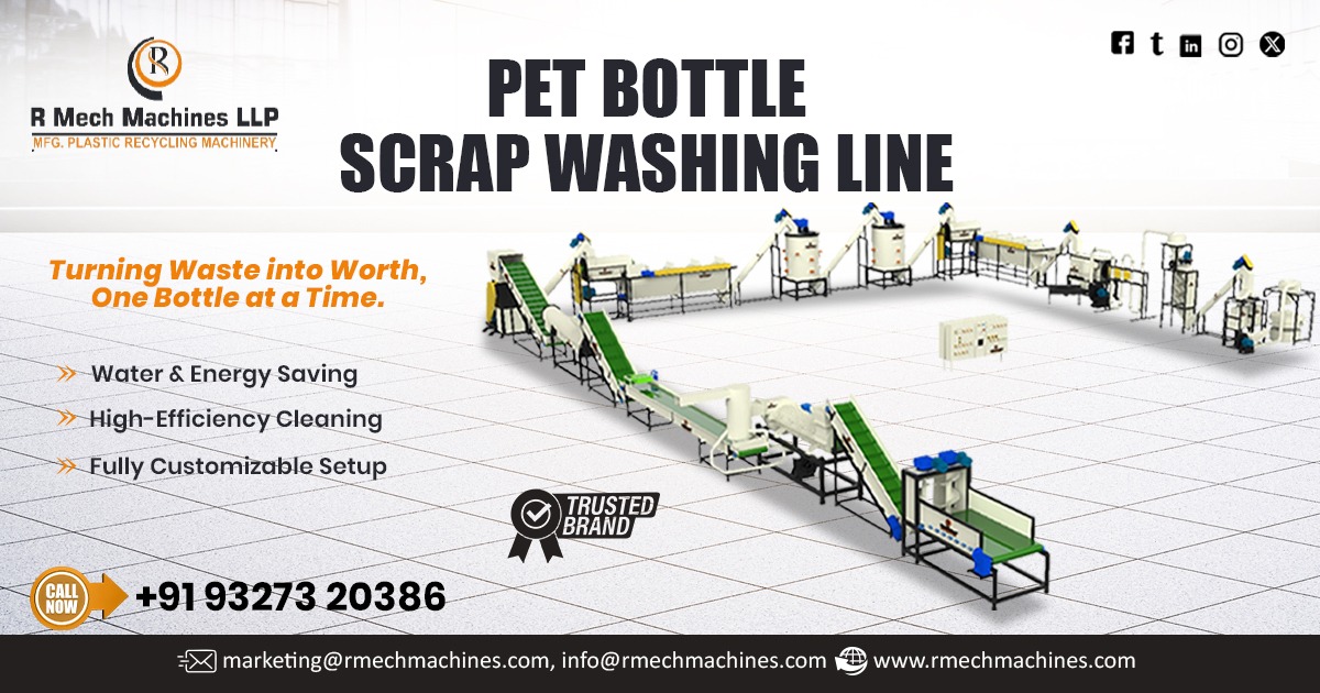 PET Bottle Scrap Washing Line in Meerut