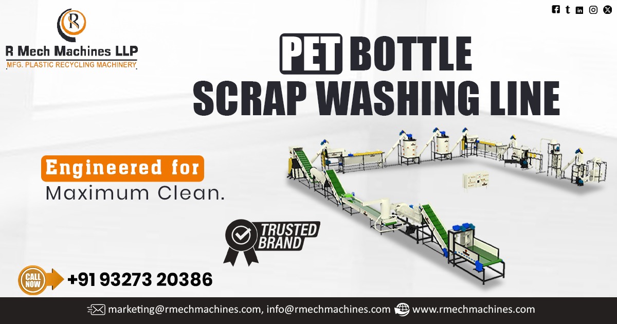 PET Bottle Scrap Washing Line in Kanpur