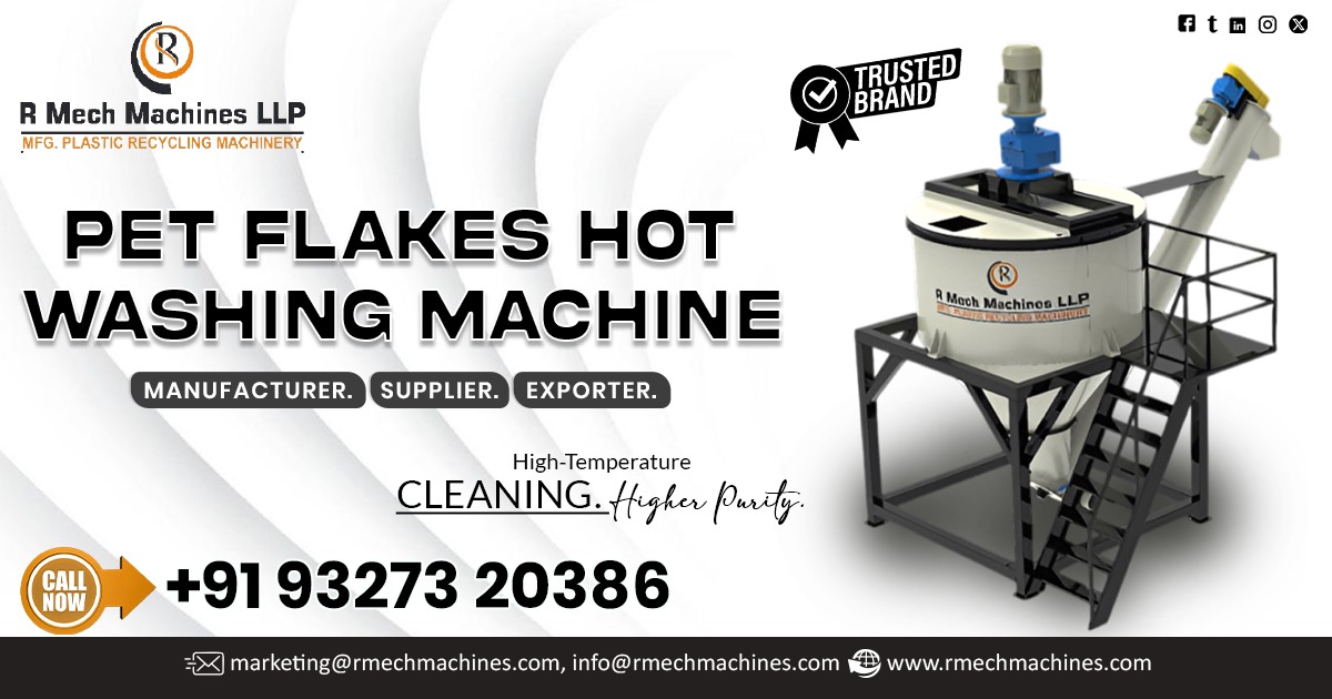 PET Flakes Hot Washing Machine in Madhya Pradesh