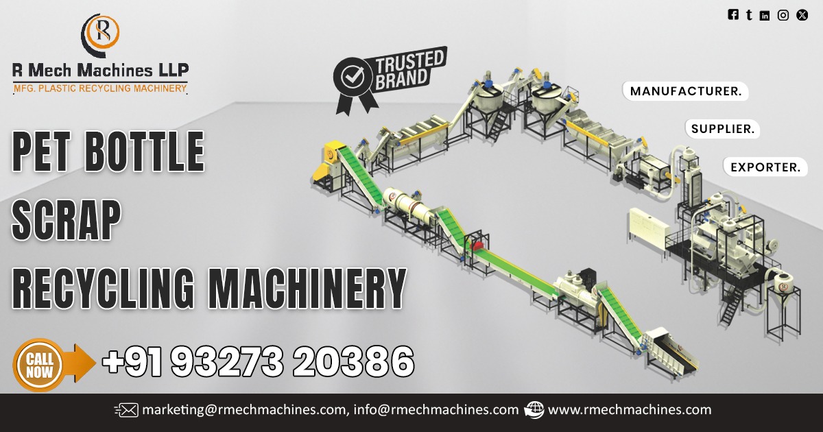 Pet Bottle Scrap Recycling Machinery in Vapi