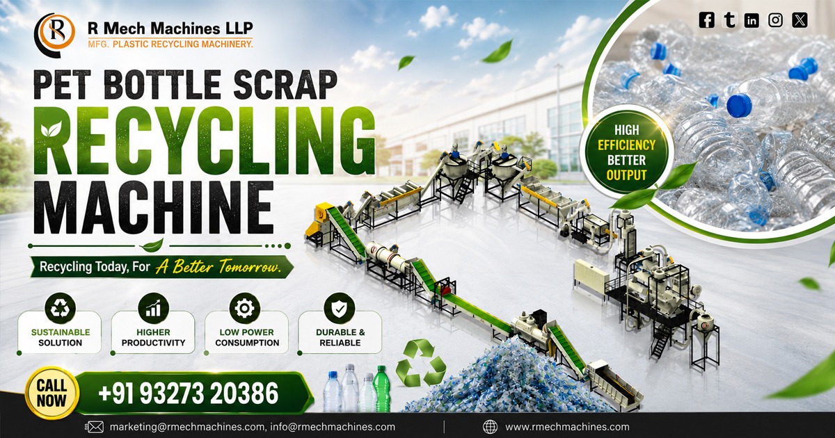 Pet Bottle Scrap Recycling Machinery in Pune