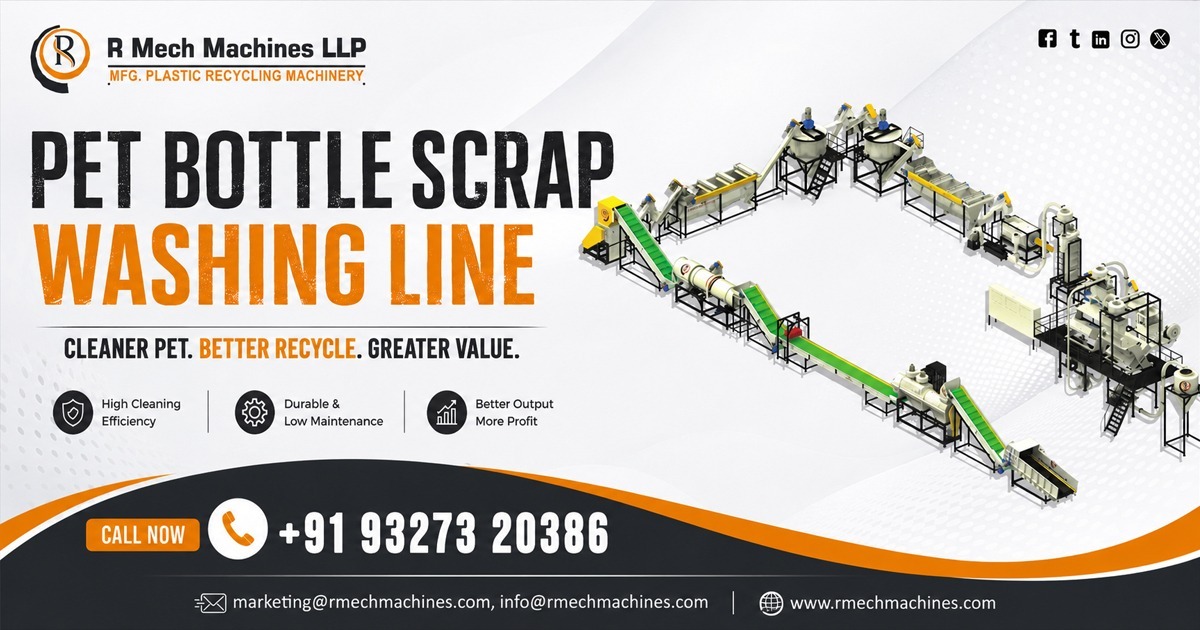 PET Bottle Scrap Washing Line in Germany
