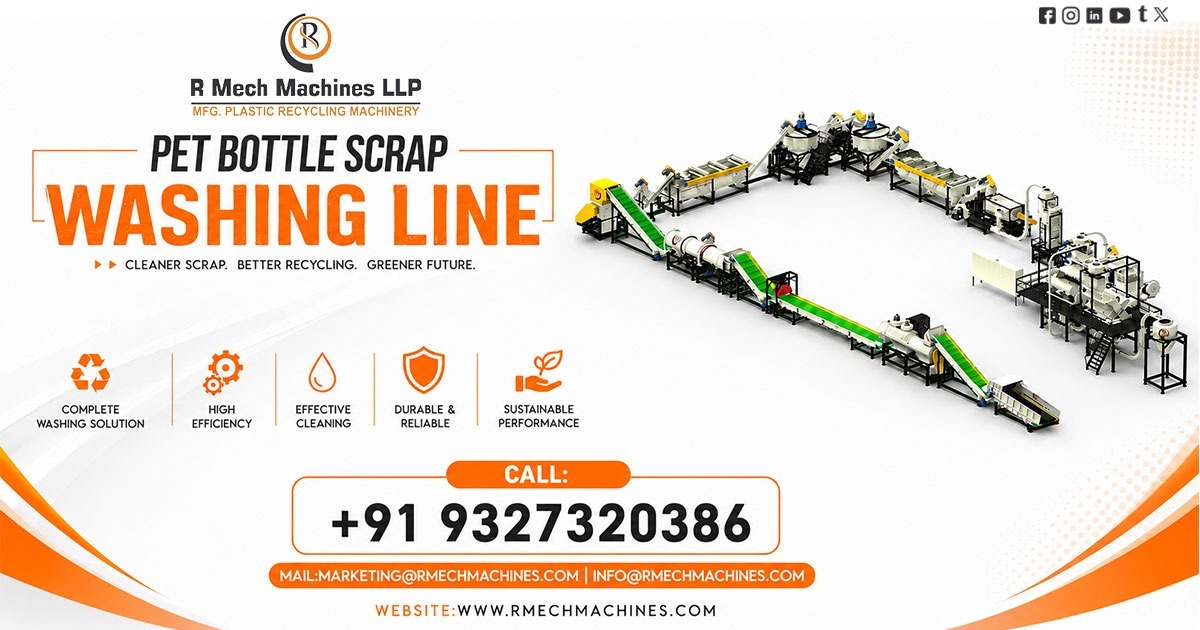PET Bottle Scrap Washing Line in Pune