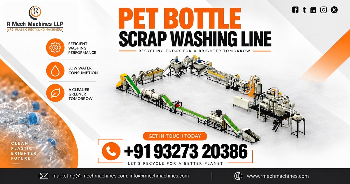 PET Bottle Scrap Washing Line for B2B Grade in Chhattisgarh