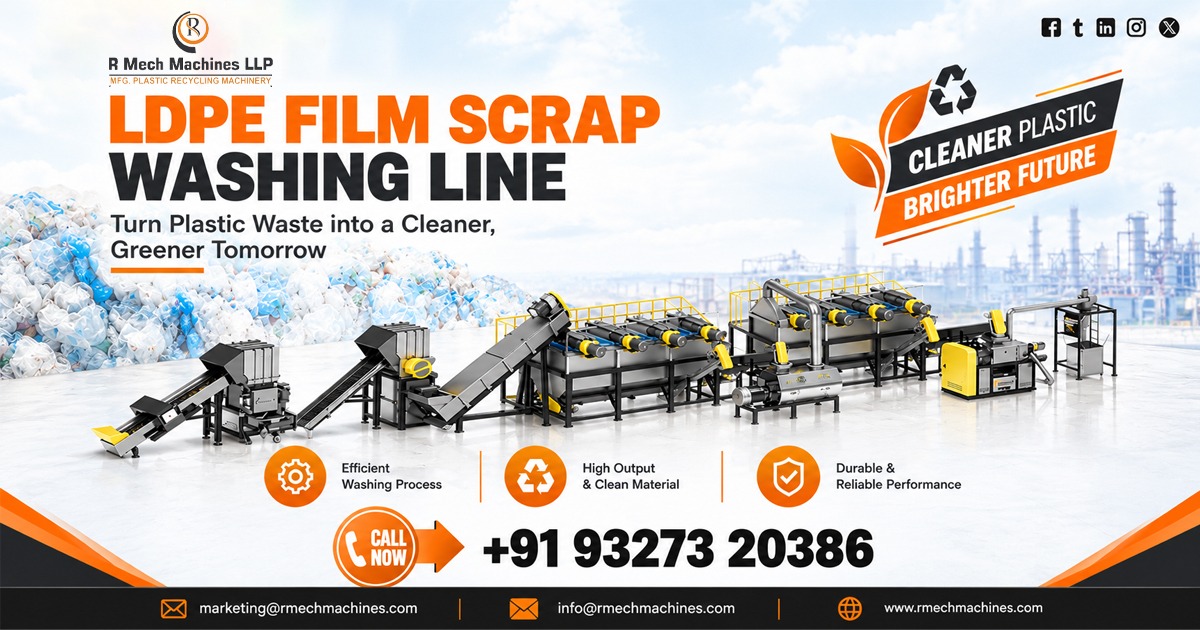 LDPE Film Scrap Washing Line in Maharashtra